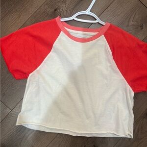 Women's aerie  cropped Tee